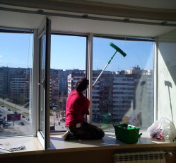 Мытье окон в однокомнатной квартире Новороссийск